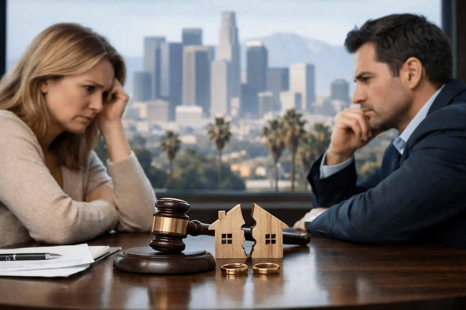 contested divorce process in Los Angeles explained by The Sands Law Group.