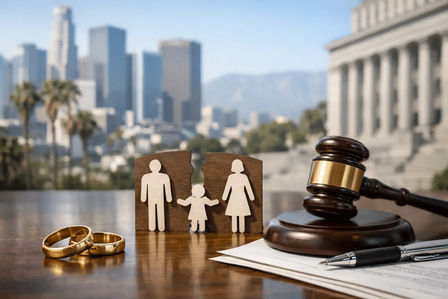 divorce timeline for Los Angeles County explained by Thomas Sands at The Sands Law Group